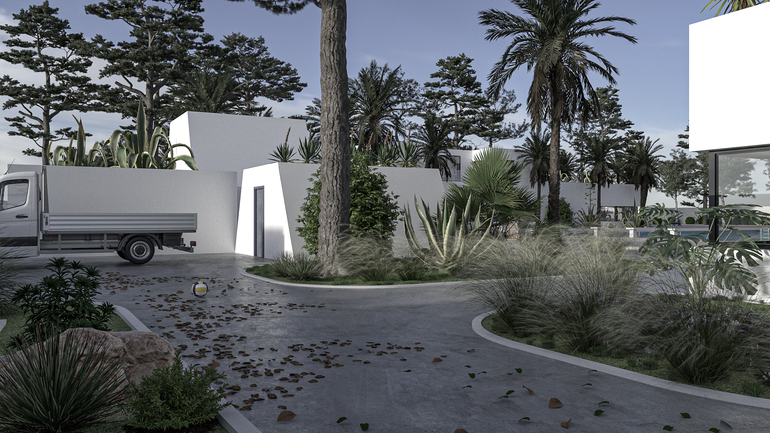 perspective allée livraison